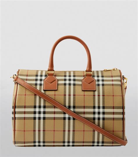 burberry walk in the rain bowler bag 2000|Burberry Medium Check Bowling Bag .